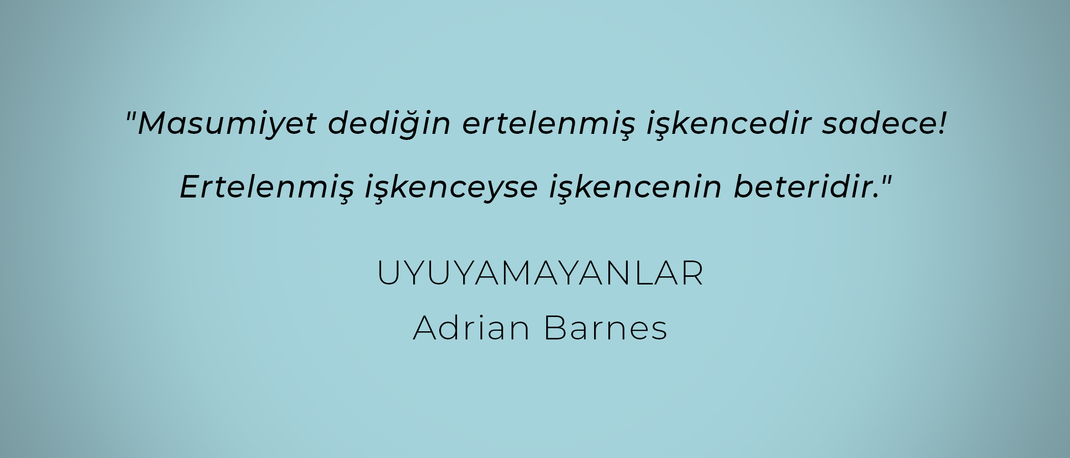 Uyuyamayanlar